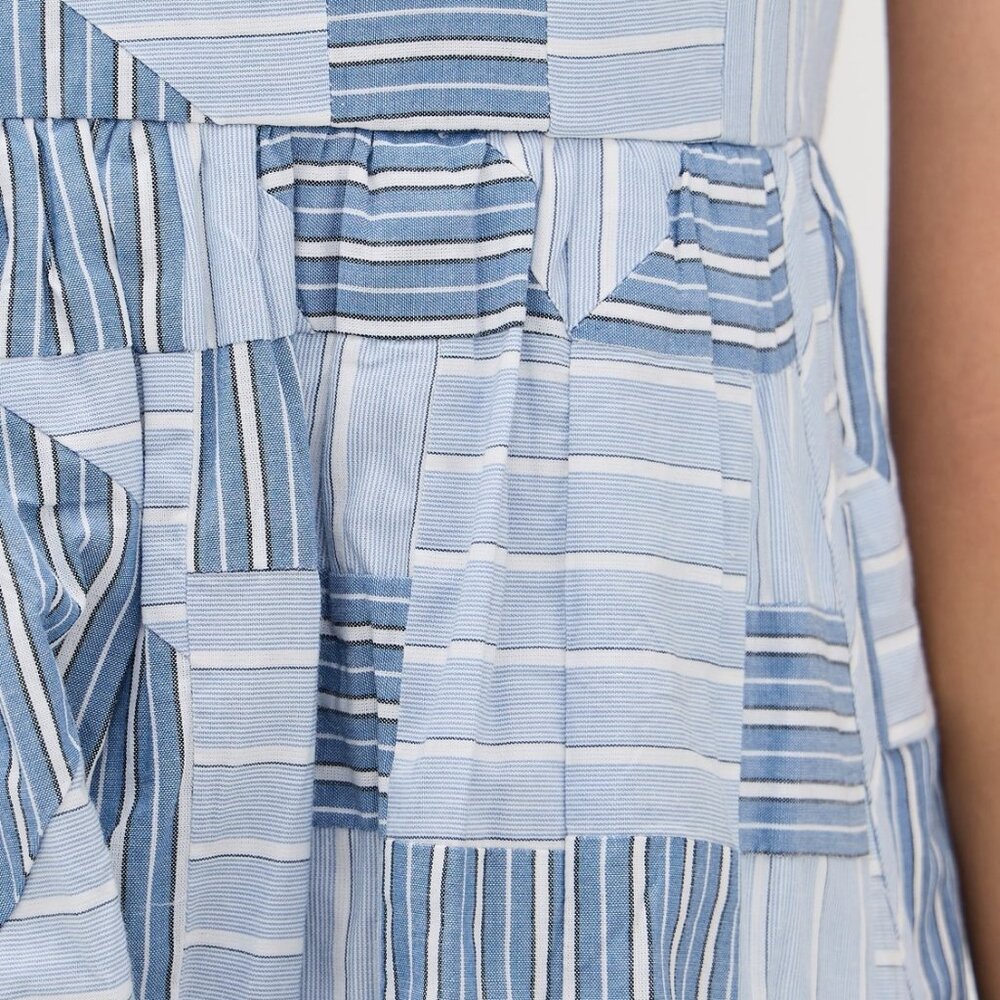 Sea New Work Helmi Striped Shirting Midi Dress - Picture 8 of 16